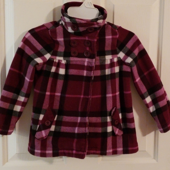 𝅺old Navy Plaid Fleece Jacket - Picture 5 of 8